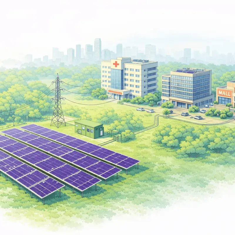 द्वारका सोसाइटी सोलर: 2026 RWA गाइड — कम्युनिटी सोलर, VNM और BSES राजधानी — द्वारका सोसाइटी सोलर | Bridgeway Solar Delhi NCR